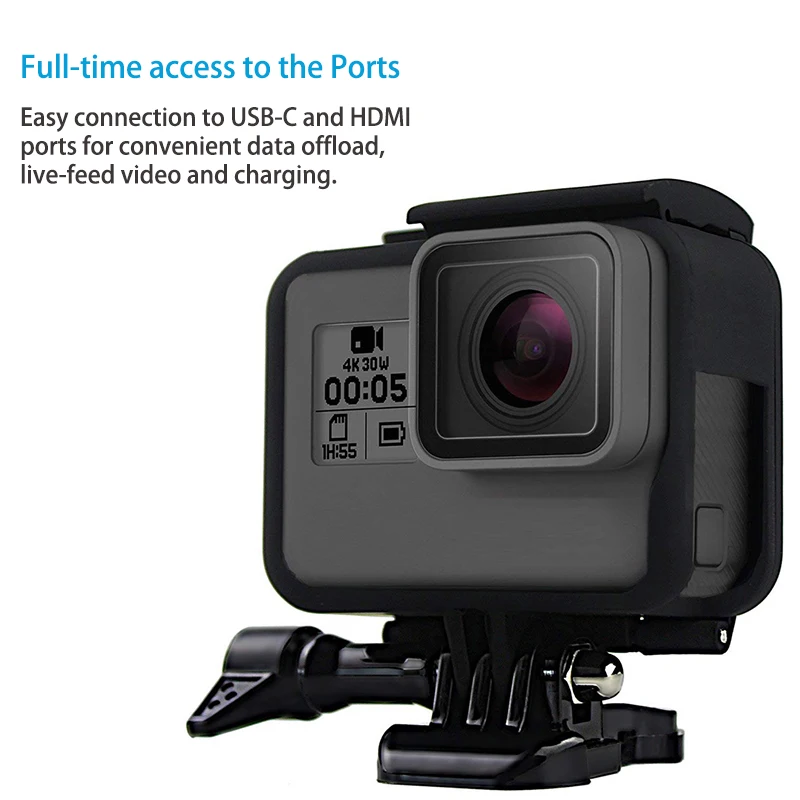 Standard housing case Protective frame For Gopro hero 5 6 7 camera accessories