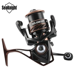 NAGA II  SeaKnight 5.2:1 Spinning Wheel Fake Lure 2500S 2000 3000 4000 5000 Metal Body Carbon Fiber Drag 9-15KG Fishing Reel