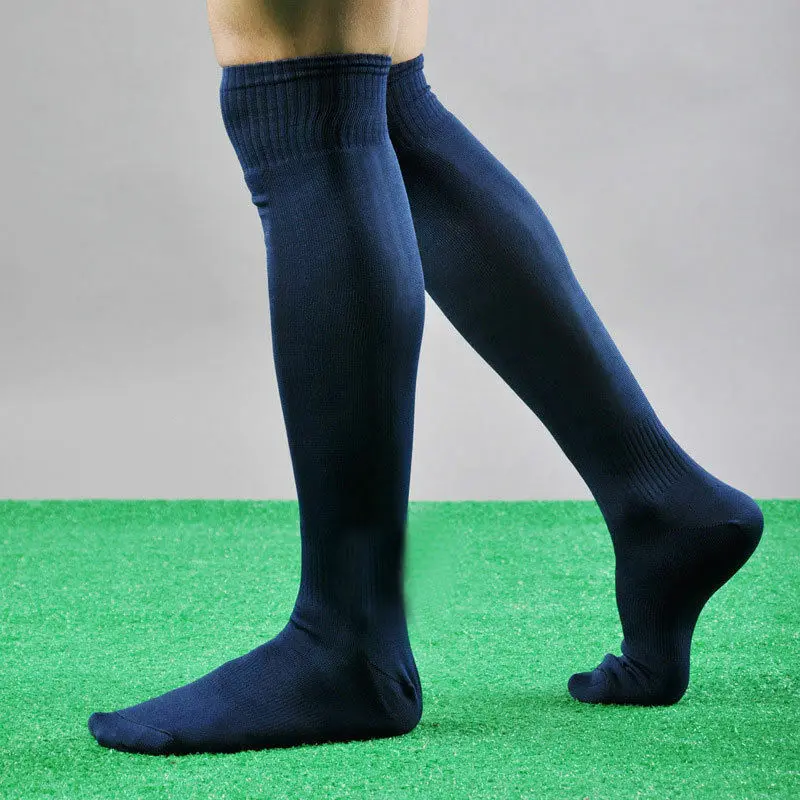 Men Sport Football Soccer Long Socks Over Knee High Sock Baseball Hockey Sports Socks Breathable Outdoor Running Socks