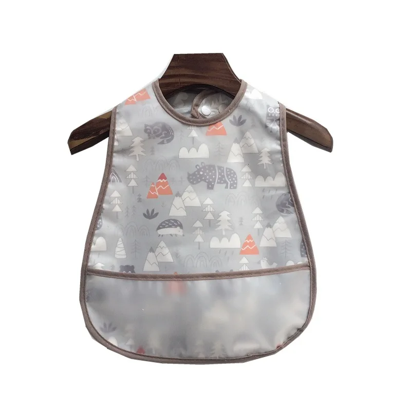 High Quality Adjustable Baby EVA Bibs Cartoon Cotton Child Waterproof Lunch Feeding Bibs For Kids Girls Boys Feed Accessories