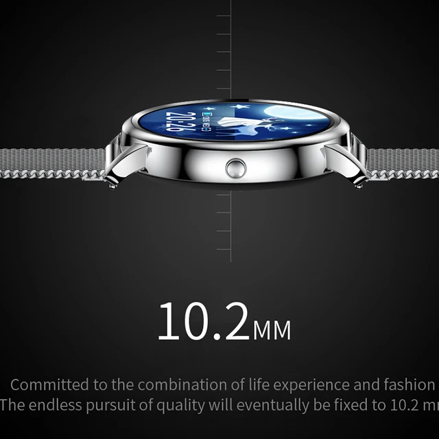 best selling Women steel metal Smartwatch 2021 Full Touch Screen 39mm Diameter bluetooth Smart watch Ladies Girl for Android IOS AliExpress