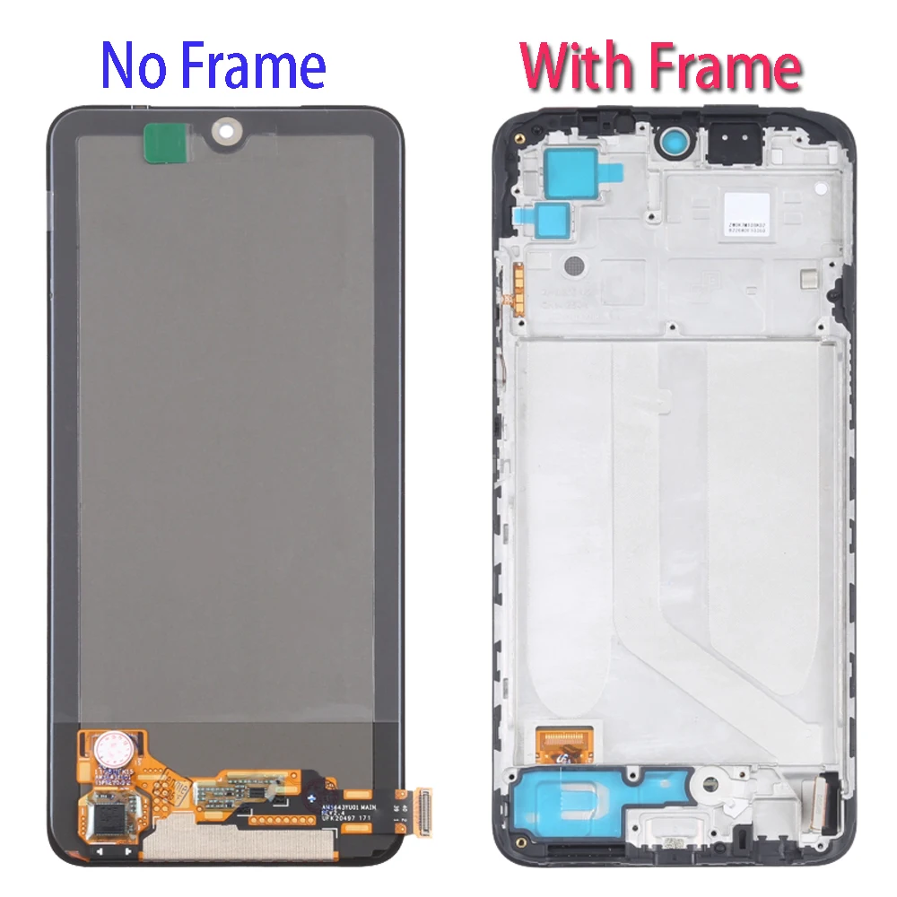 For Xiaomi Redmi Note 10S LCD Display Touch Screen Digitizer Assembly Note 10S M2101K7BG M2101K7BI M2101K7BNY M2101K7BL