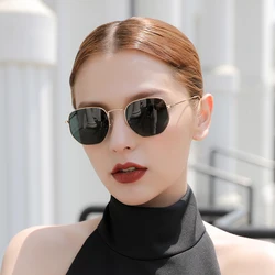 Sunglasses Men Women Retro Fashion Round Unisex Outdoor Vintage Sun Glasses Polarized Coating UV400 Female Eyewear For Male 3447