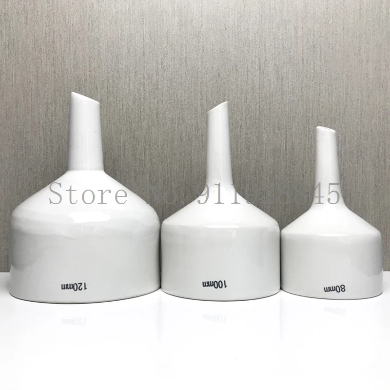 1PCS 40mm to 150mm Porcelain Buchner funnel Chemistry Laboratory Filtration Filter Kit Tools Porous Funnel  Coors filtering cruc