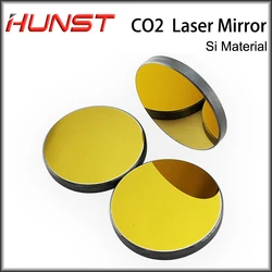 Hunst 3pcs/Lot CO2 SI Laser Mirror Diameter 20 25  30mm Silicon Reflective Lens for Laser Engraving Cutting Machine Accessories