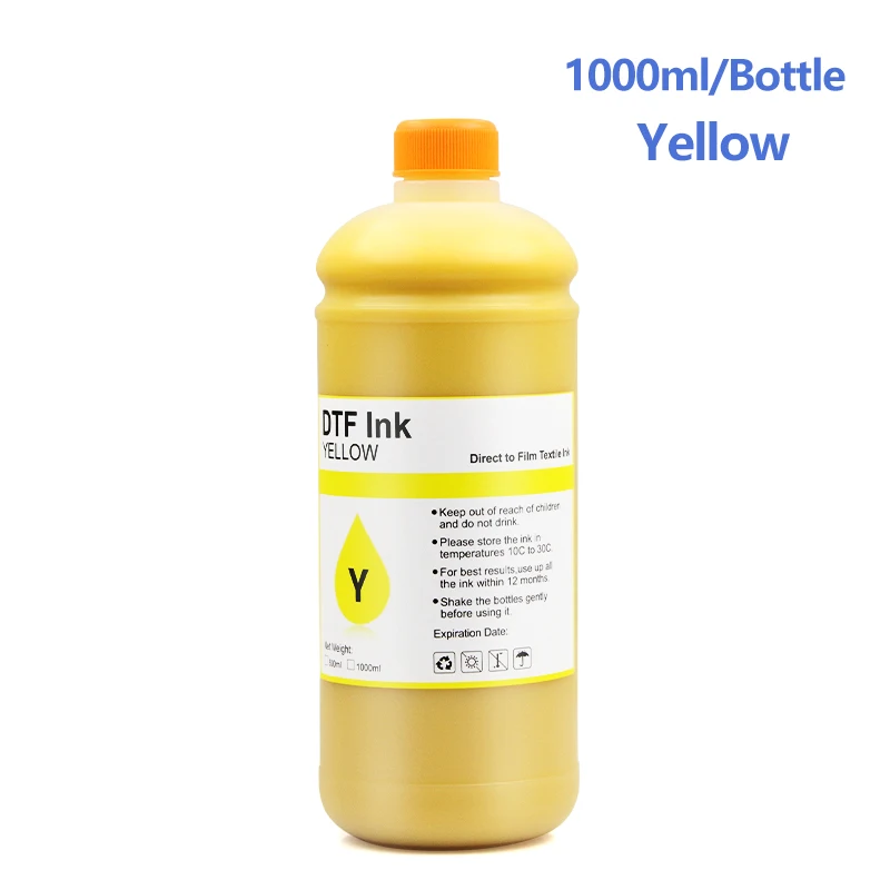 Película de transferencia de tinta DTF, 1000 ml/botella, tinta textil para impresora Epson L1800 L1300 R2400 L805 L800 P600 P800 con cabezal de impresión D5 4720