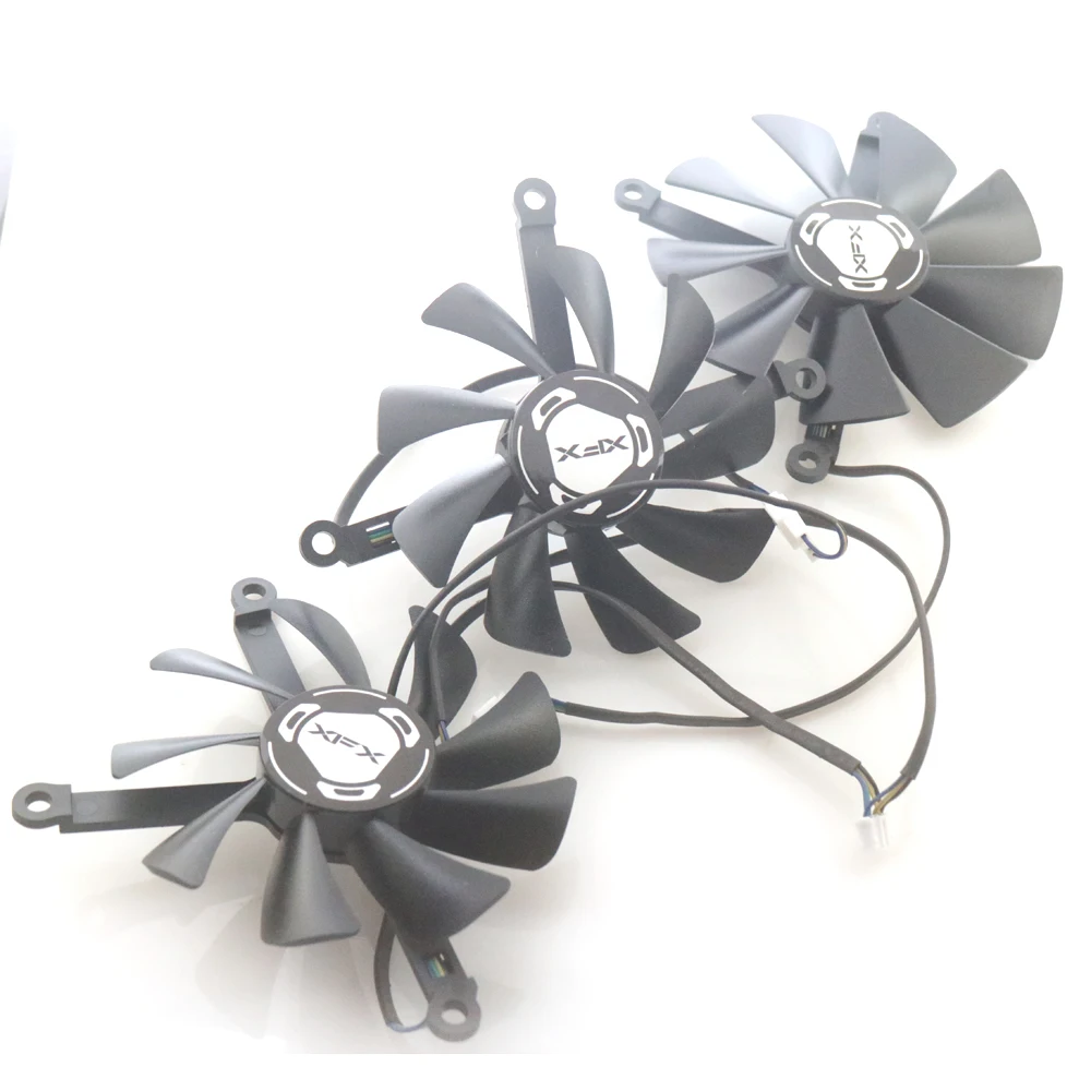 3pcs/lot CF1010U12S 12V 0.45A 4Wire 4Pin VGA Fan For XFX RX5600XT 5700XT 5700 THICC Graphics Card Cooling Fan