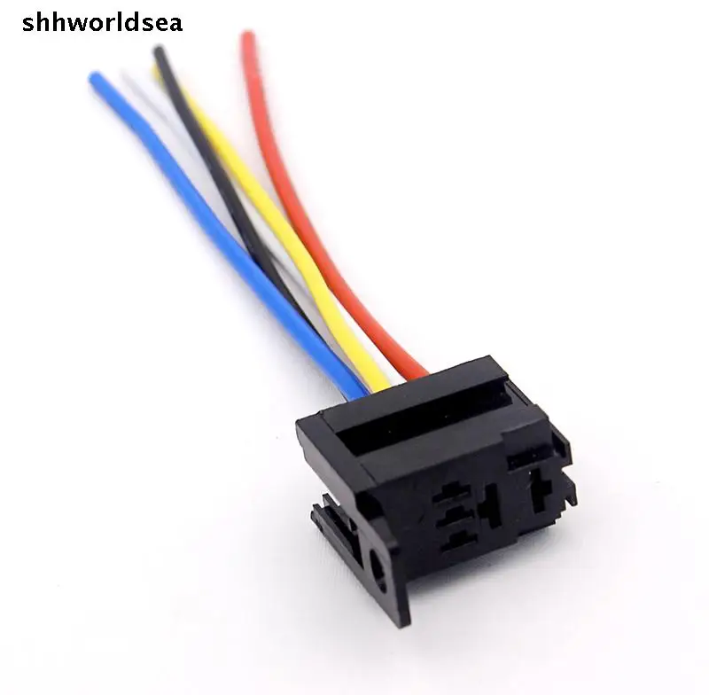 5/30/100pcs DIY Car Motor 12V 12 Volt 30A AMP Duty Relay Harness Socket 5Pin 5 Wire Sales