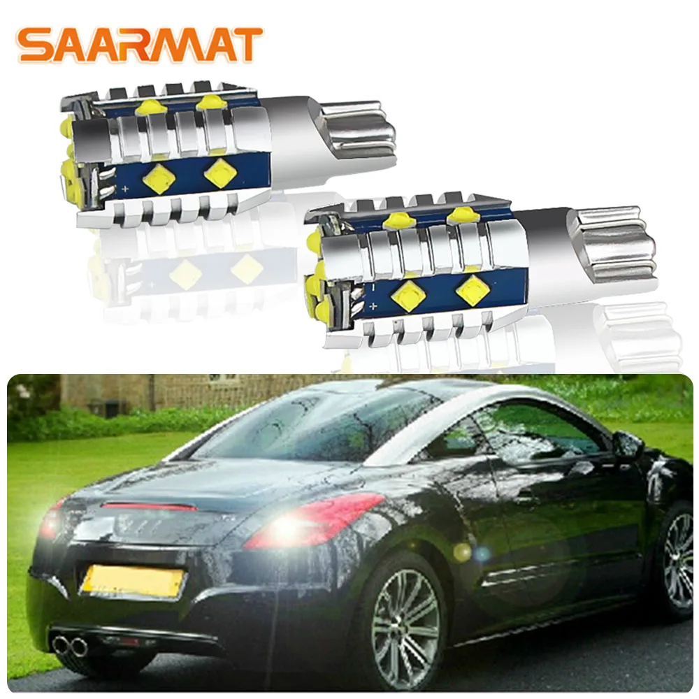 2pcs T15 W16W 921 lampadina a LED ad alta potenza per Peugeot 206 207 308 408 406 508 307 407 406 2008 3008 4007 4008 5008