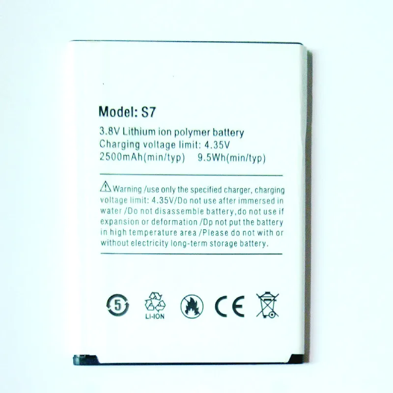 Westrock High Quality 2500mAh Battery for Ulefone S7  S7pro Cell Phone