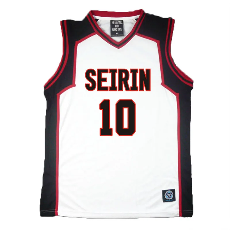 Anime Kuroko Tetsuya No Basuke SEIRIN Kuroko Tetsuya Kagami Taiga Tsuchida Satoshi Hyuga Costume Basketball Jersey Cosplay Shirt