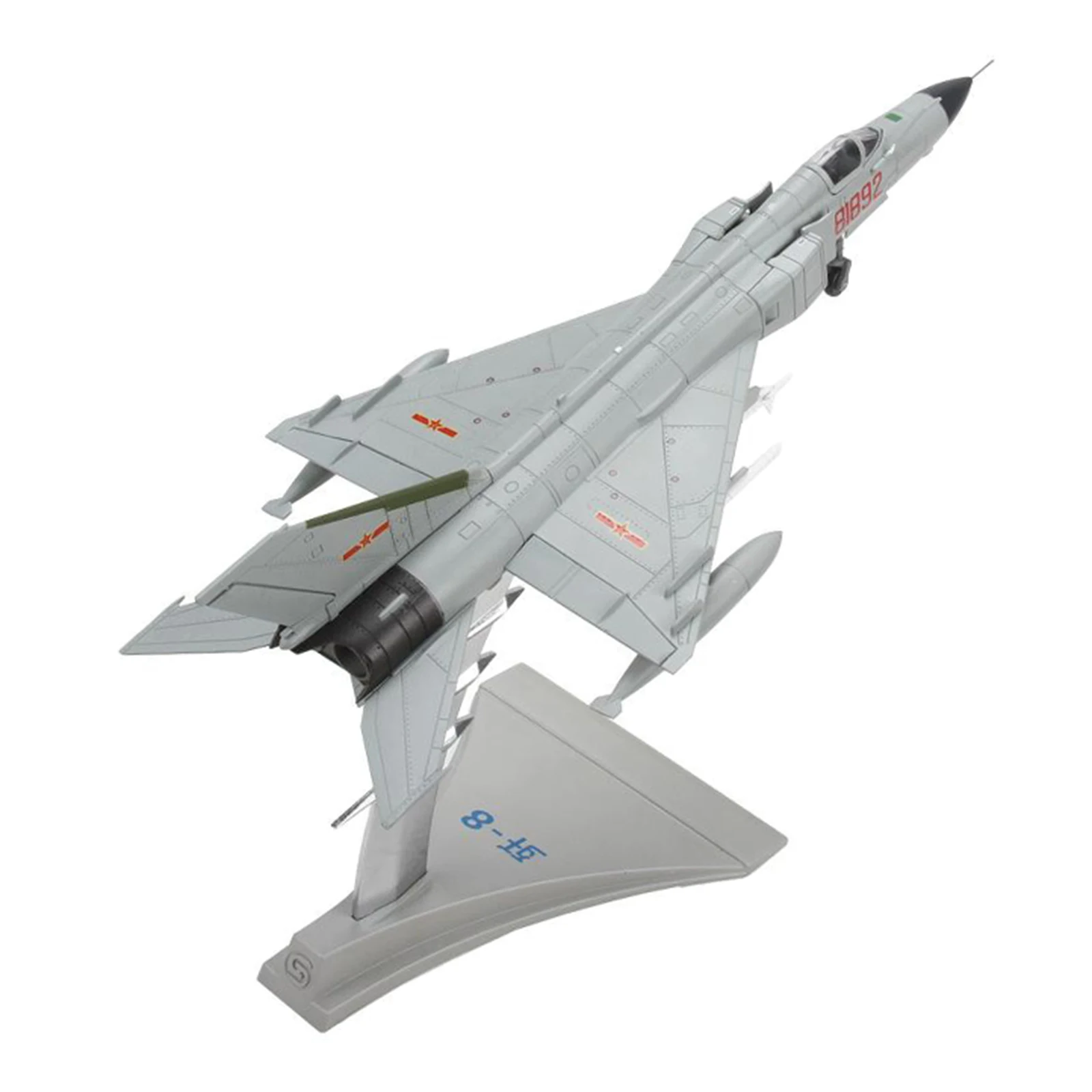 1/72 Scale J-8 Plane Chinese Fighter Metal Fighter Military Model Diecast Plane Model for Collection Gift