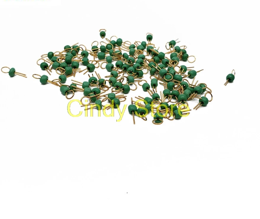20PCS PCB Board Test Beads Points Gold Plated Ceramic Loop Circuit Test Needle Test Ring Red/Blue/Purple/Green