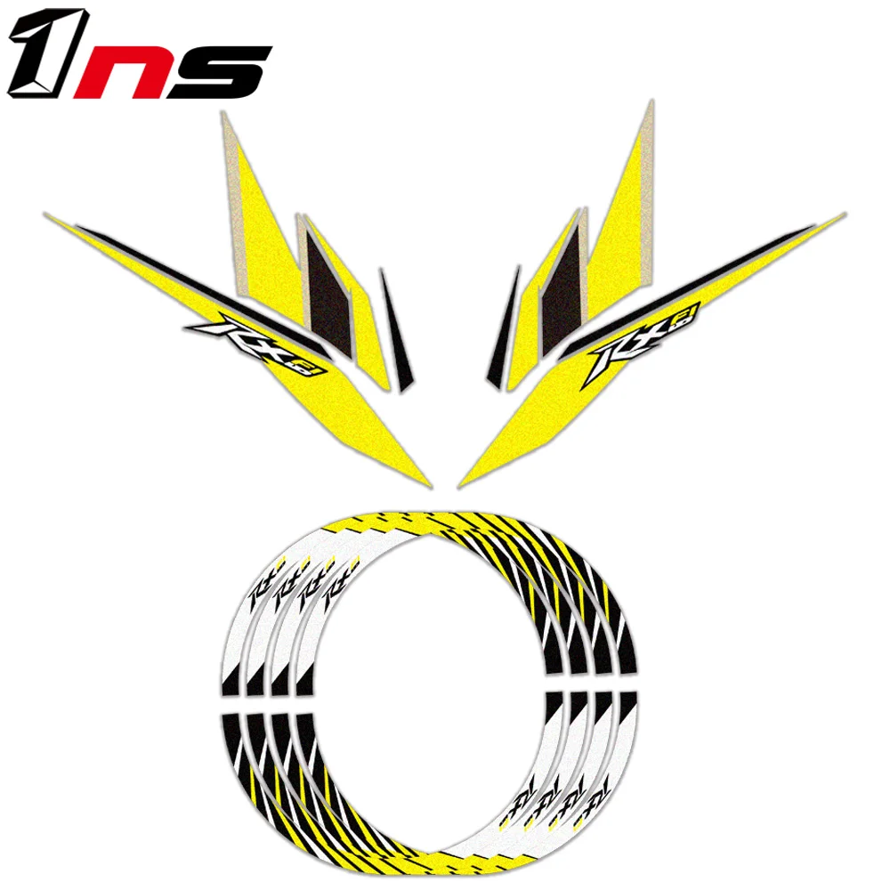 Fits For Honda RX 125 RX125 Motorcycle Body Fairing Shell Full Car Sticker Wheel Hub Decorate Applique Rim Reflective Decal Suit