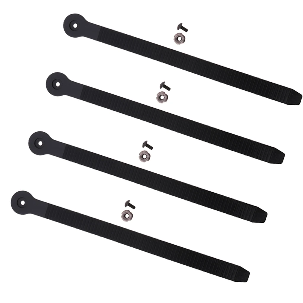 4 Pieces Replacement Ice Inline Roller Skate Shoes Strap Buckle with Screw Nut for Skating Shoes Boots Repair Rebuilding Tools image 5