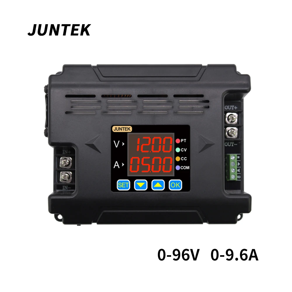 JUNTEK DPH8920 96V20A Programmable DC DC Digital Adjustable Step Down Voltage Power Supply Buck Converter 485 Communication