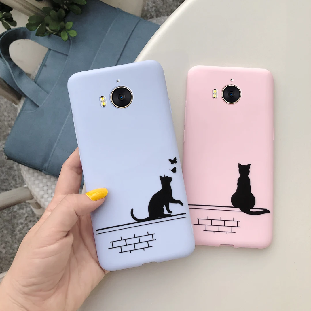 Case For Coque Huawei Y5 2017 Y6 2017 Mya-l22 Mya-u29 Case Black Silicone Back Cover Phone Case For Huawei Y5 Y6 2017 Case Cover