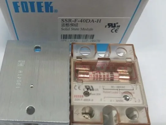 Original   FOTEK high voltage solid-state relays Insurance SSR-F-40DA-H