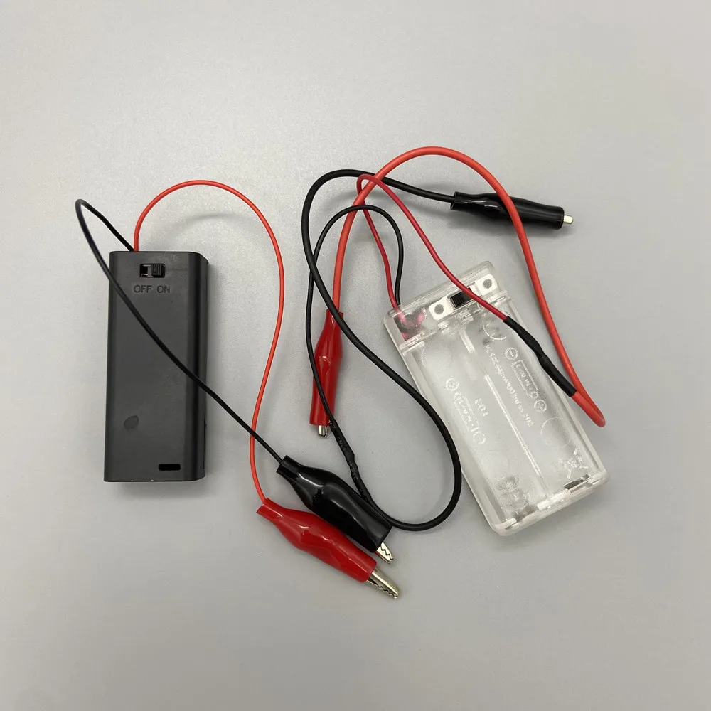 Caja de almacenamiento de batería de tamaño AA AAA, soporte de caja, Clip de cables con 2 ranuras para Gameboy GB GBP GBC NGPC, prueba el uso de la placa base
