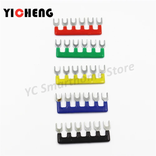 Imagen 2 del producto 5 uds TB15A TB25A cortocircuito aislado Terminal Chip tira cableado barra de conexión conector de cable conector de cable eléctrico