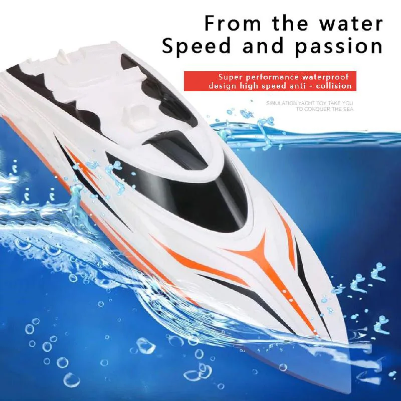 Rc Boat H103/h105 Children's Remote Control Boat Extra-large Size Charge Speedboat Boys Aquatic Yacht Toys Speedboat Model