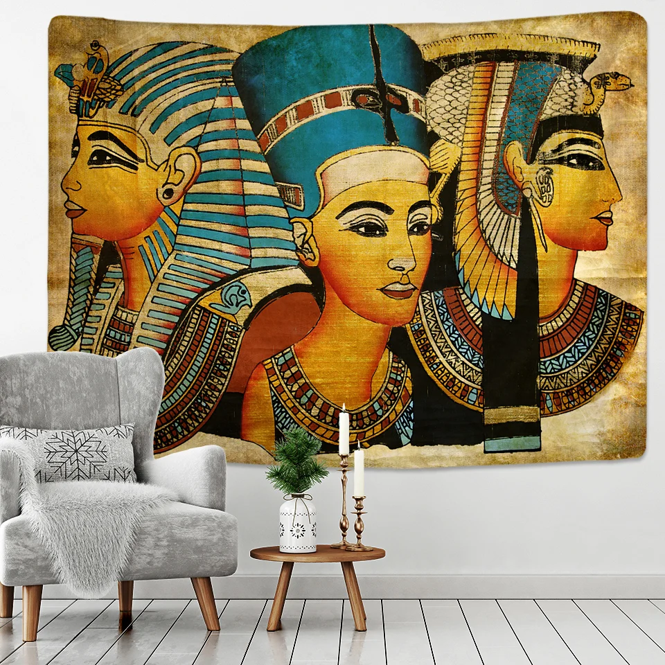 

Ancient Egyptian Tribal Savage Tapestry Wall Hanging Home Dorm Decor Bedspread Throw Art Home Decor