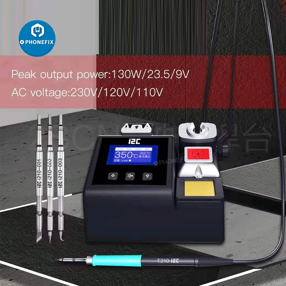 i2C 2SCNi NANO Soldering Station with C210 Handle For JBC Soldering Tips C210 Cartridges for Phone Motherboard Welding Tools