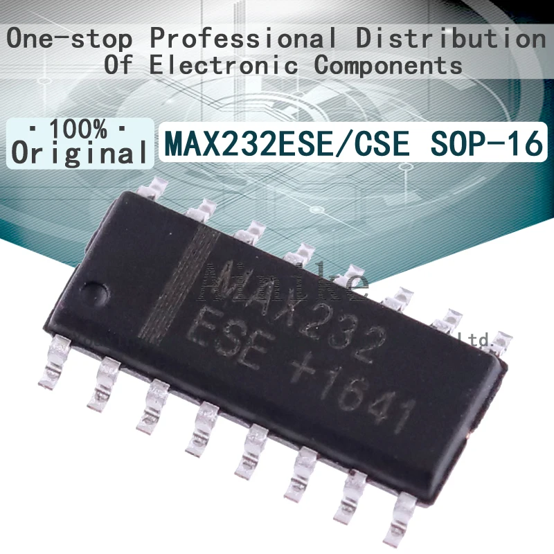 

10/Pcs New Original MAX232ESE MAX232CSE MAX232 SOP-16 Industrial grade RS-232 interface Transceiver chip SOIC-16