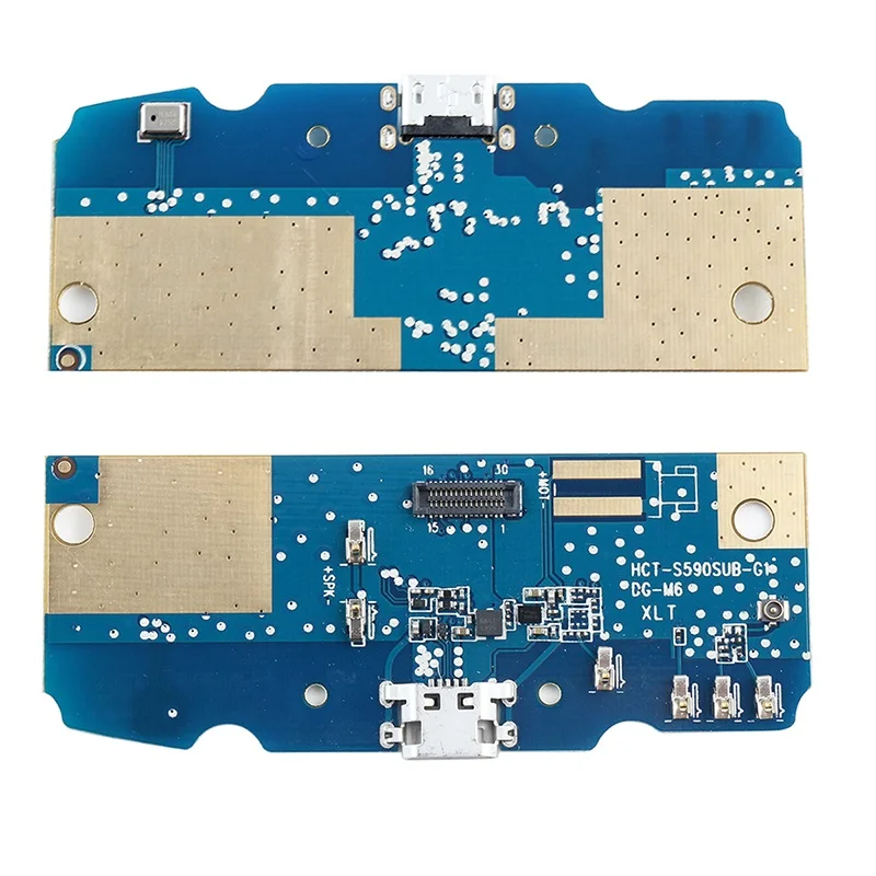 Original For DOOGEE S55 USB Board Charging Port MIC Micro Jack Plug Repair Part Replacement