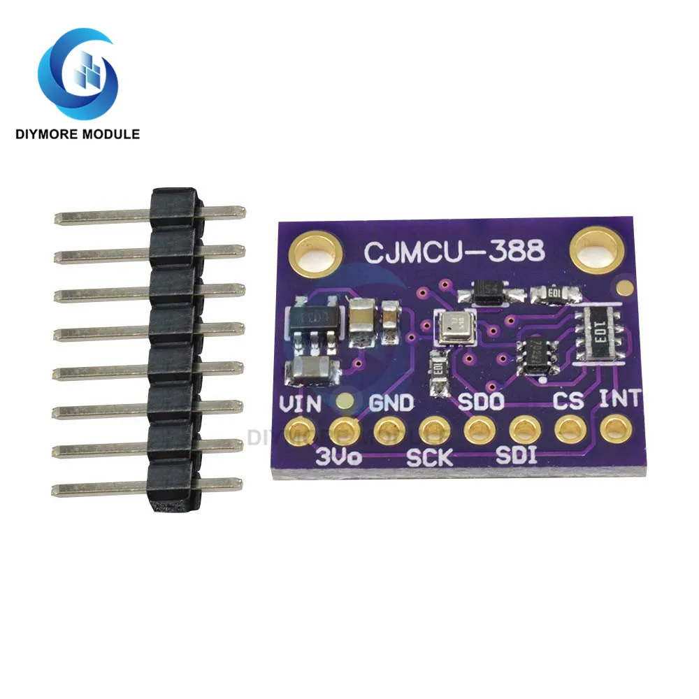 BMP388 Atmospheric Pressure Sensor Module IIC I2C SPI 24Bit Low Noise 1.71V-3.6V Digital Pressure Sensor for Arduino Electronic