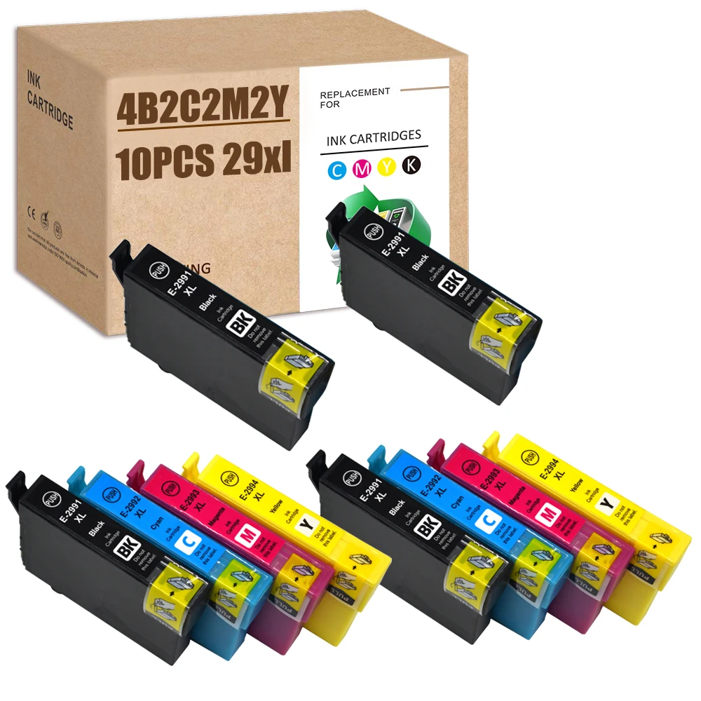For Epson Ink Cartridge 29XL T2991XL Ink for Epson XP452 Printer Ink XP 452 Ink XP-452 XP332 XP342 XP345 XP435 XP432 XP442