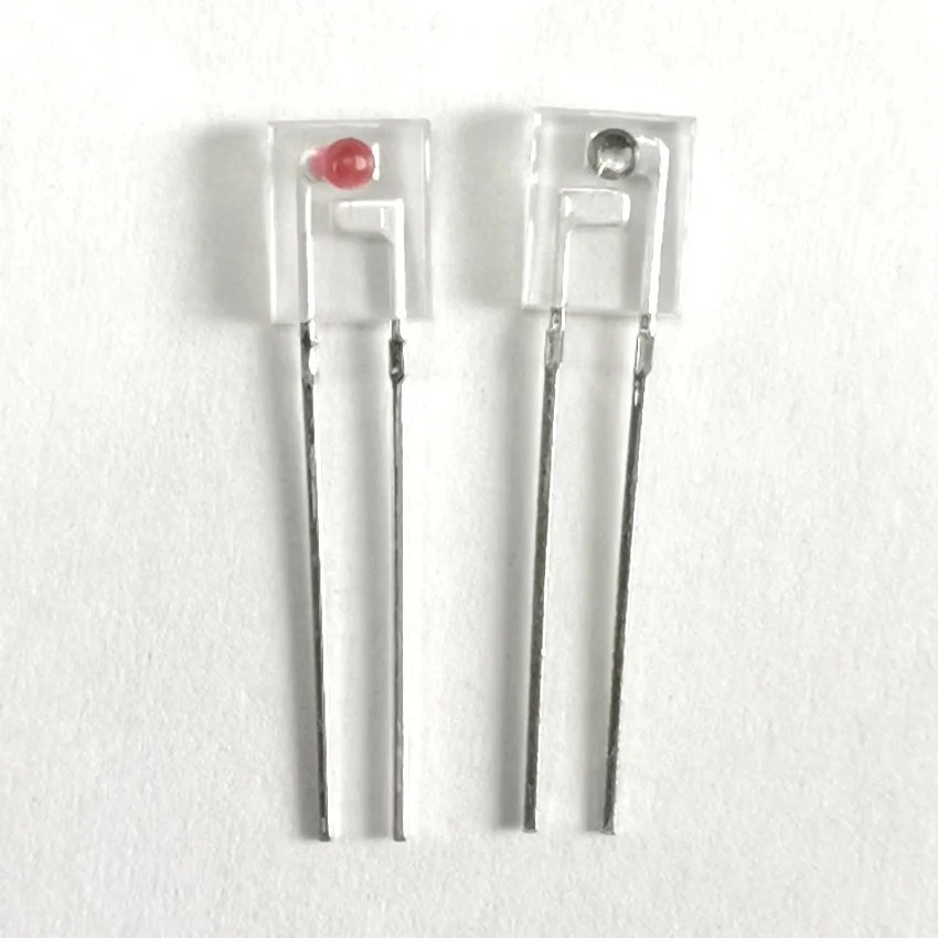 20 pairs, Side Looking, IR LED Pair, Infrared emitting diode SIR4057 and Phototransistor SGPT4057