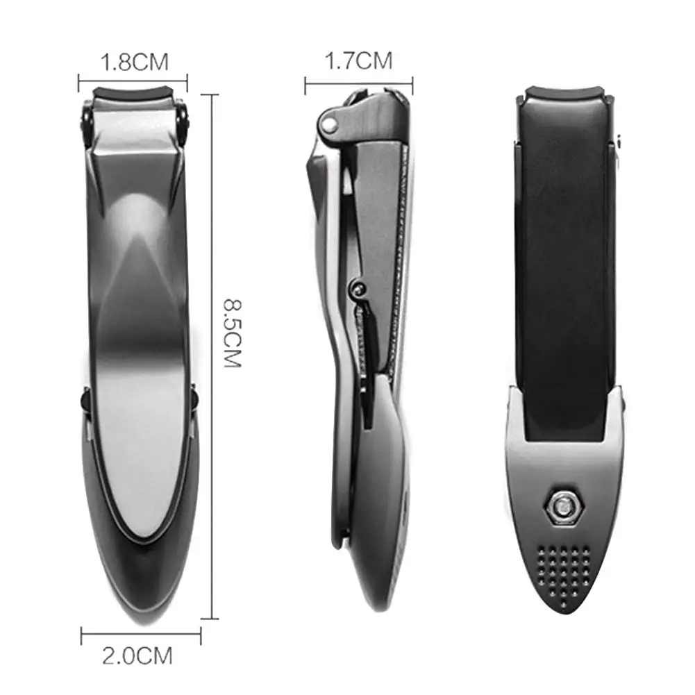 Nail Clippers Fingernail and Toenail Clipper Stainless Steel Cutter Tools No Splash for Women Men