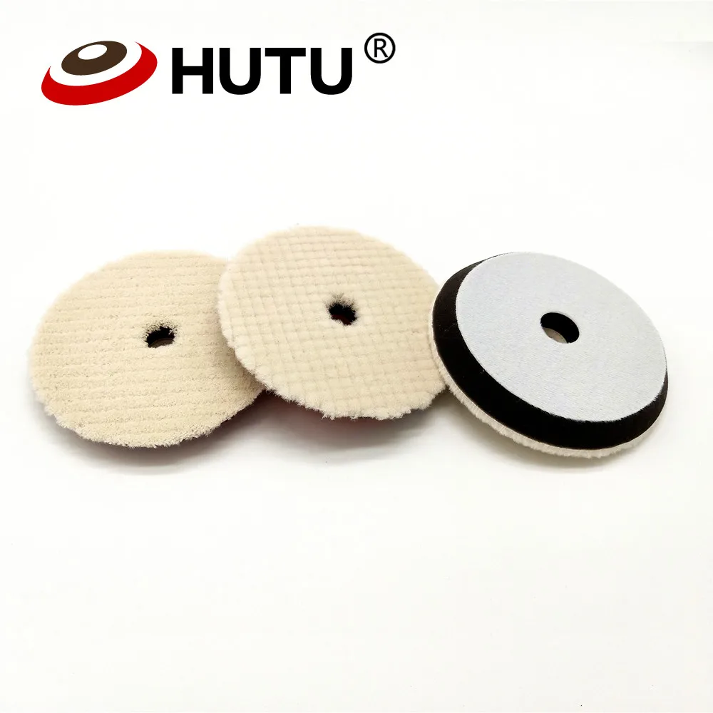 6 Inch Lambs Woolen Polishing Pad For Car Polisher 150mm Car Detailing Car Polishing Wheel Mirror Finish Polish