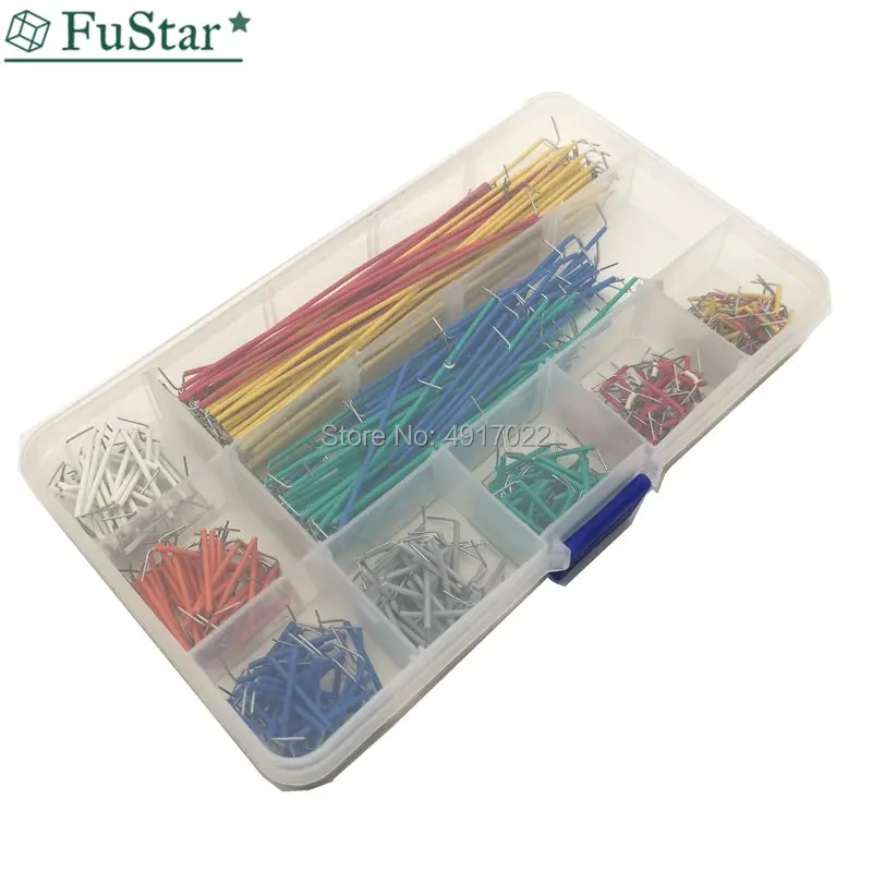 560pcs Jumper Kits 14 Lengths Breadboard Lines Circuit Board Jumpers U Shape Cable Wire Kit For PCB Bread Board New