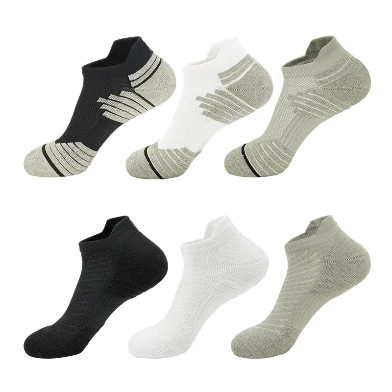 

Men Sports Socks Outdoor Cycling Socks Badminton Jogging Tennis Towel Bottom Socks Sweat-Absorbent And Breathable Socks