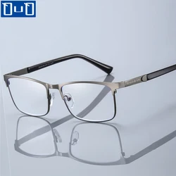 Anti Blauw Licht Blokkeren Leesbril Mannen Vrouwen Business Metalen Frame Hars Bril Lenzen Brillen + 1.0 ~ 4.0