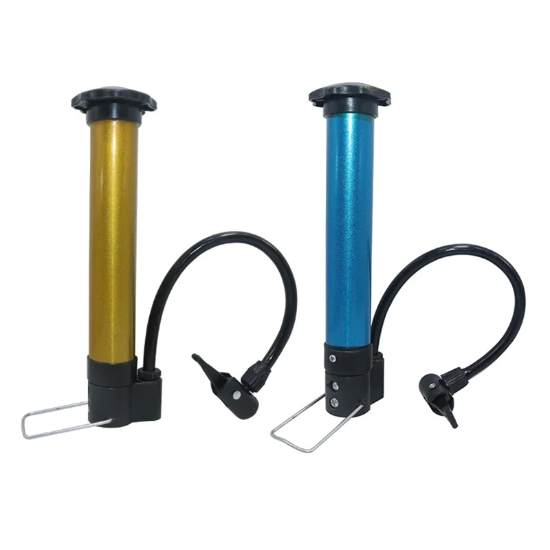 1 Pcs Portable Bicycle Pump Cycling Ball Inflator Standing Bike Hand Pump Motorcycle Tyre Hand Inflator