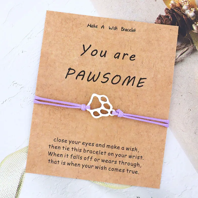 أنت باوسوم الكلب سوار باو طباعة سوار حلية الكلب مجوهرات الحيوان عاشق سوار للنساء الرجال أفضل صديق الكلب عاشق هدية #5