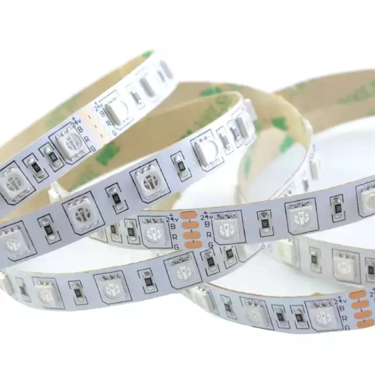 50M 600leds RGB 5050 Led Strip DC12V RGB Flexible Tape 120leds/m Led Ribbon Warm Cool White