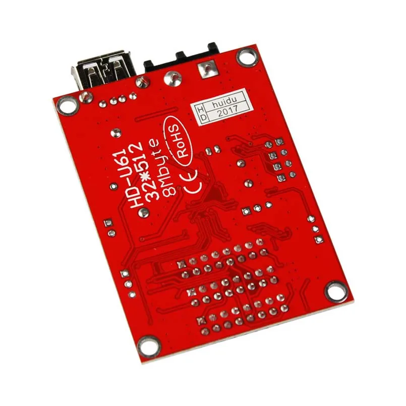 Huidu-HD-U61 gráfico pequeño, tarjeta de control led, U-DISK