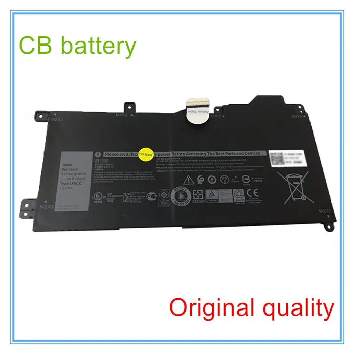 

Original quality 7.6V 4750mAh 1FKCC 09NTKM Laptop Battery For Notebook computer