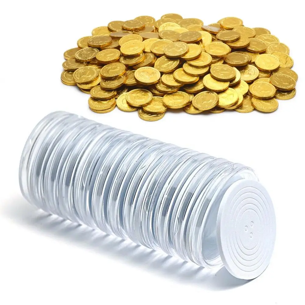 20 Coin Capsules Gold Coin Box With 5 Sizes Protect Gasket And 1 Plastic Storage Box For 18/23/28/33/38mm Coins Collection