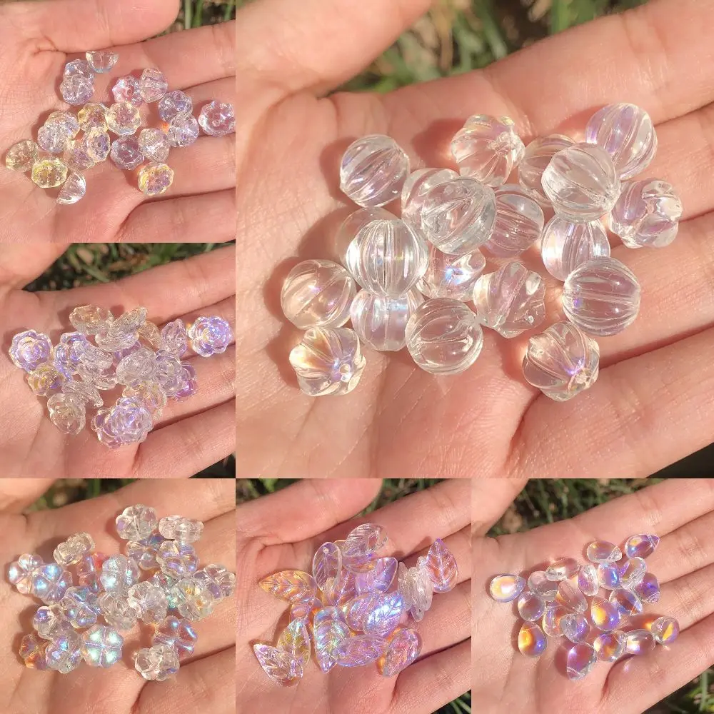 20pcs/pack Czech Crystal beads crystal AB Color Glass Star Heart Leaves beads for Jewelry making Necklaces Earrings Best quality