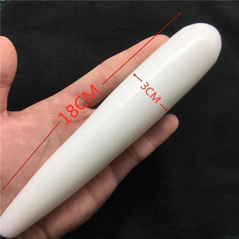 Imagem -02 - Quartz Crystal Massage Wand Rose Quartz Massage Wand Grande Cura Crystal Stone Yoni Massagem Vara Como Presente para Mulheres 18cm Natural