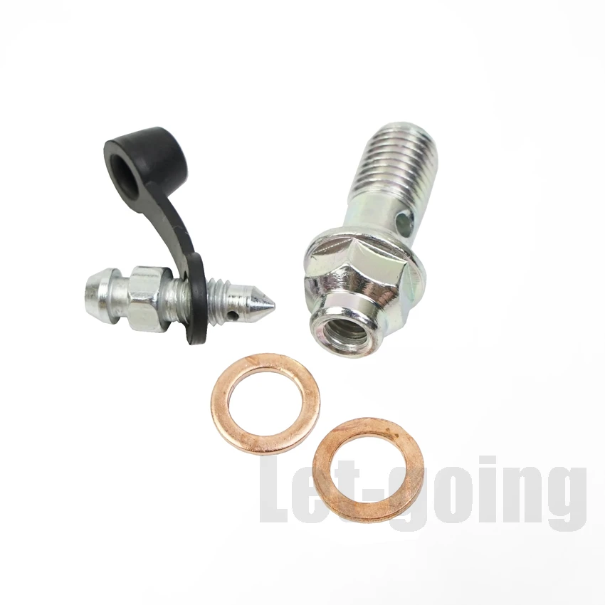 Tubo Freno Olio Idraulico Moto 30-220 Cm – Linea Cavo 10 Mm Banjo Regolabile 28°-90° (Rosso Universale)