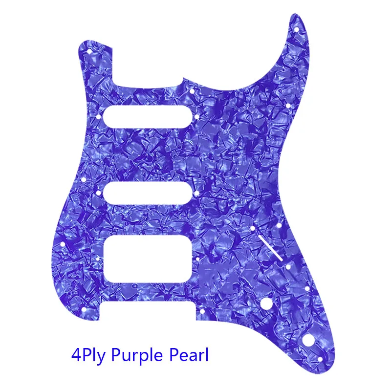 Custom Pleroo Guitar Parts For US/Mexico Fd Standard Strat 72\' 11 Screw Hole  Hss Guitar Pickguard Scratch Plate No Volume Hole