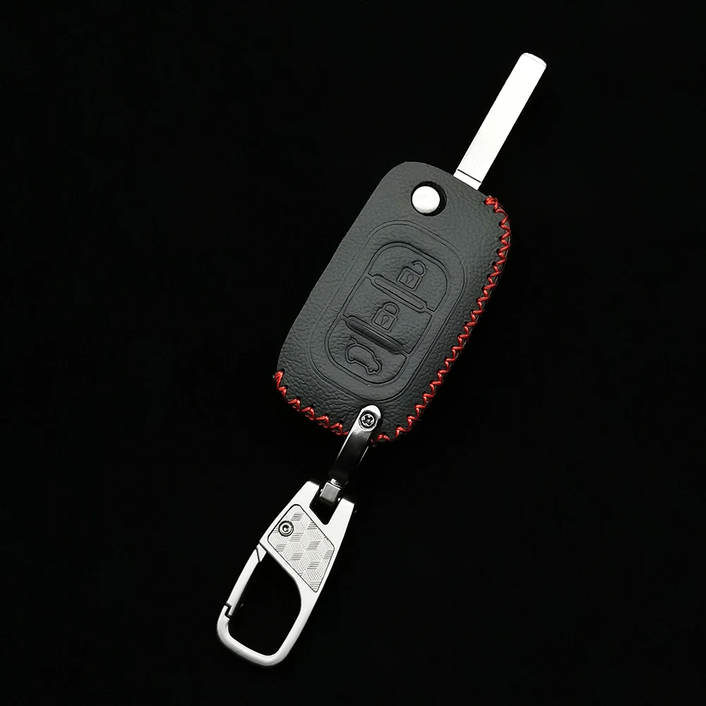 Car Leather Key Case Keyboard Cover For LADA Sport Sedan Priora Kalina Granta Vesta X-Ray X-Ray Car Keys Accessories Key Cases