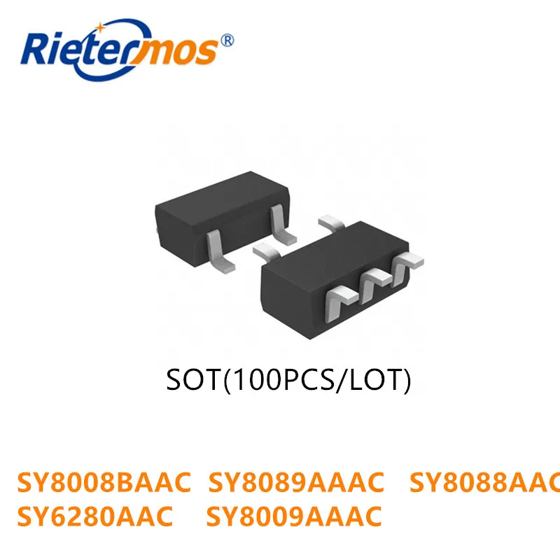 100PCS SY8008BAAC SY8008 SY8089AAAC SY8089 SY8088AAC SY8088 SY6280AAC  SY6280 SY8009AAAC SY8009 SOT23-5 ORIGINAL