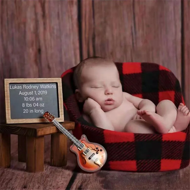 Newborn Photography Props Wood Mini Coffee Table Round Stool Retro Cake Stand Tray Baby Photo Girl Boy Fotografia Accessories